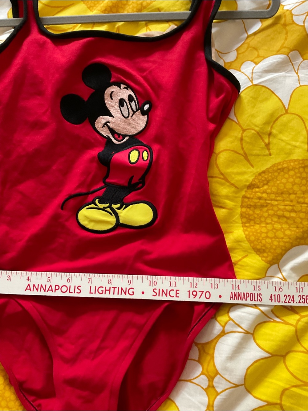 Vintage 90’s/Y2K Disney Catalog Mickey Mouse Swimsuit/Bodysuit-Size 10-12 - Picture 4 of 10